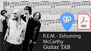 REM  Exhuming McCarthy Guitar Tabs TABS [upl. by Merceer]