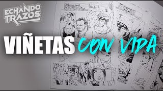 Como hacer VIÑETAS con vida para tus cómics o manga [upl. by Asiret]