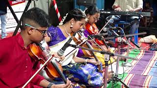 Saravana Poigaiyil Navratri Performance  Yazh Academy  Dhenupureeswarar temple [upl. by Ydarg]