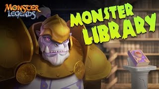 Monster Library  Monster Legends [upl. by Masha174]