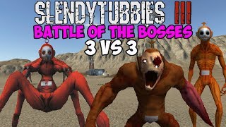 WE HAVE A CHAMPION  SLENDYTUBBIES 3 BATTLE OF THE BOSSES 3 VS 3 TEAM TOURNAMENT  WINNERS CROWNED [upl. by Llennod]