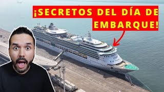 7 cosas que hacer en el DÍA DE EMBARQUE de tus cruceros  REACCIÓN [upl. by Sevik755]