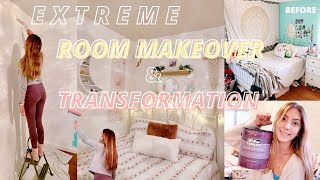 EXTREME BEDROOM MAKEOVER amp TRANSFORMATION [upl. by Lessig]