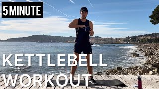 5 MINUTE KETTLEBELL WORKOUT  FULL BODY WORKOUT [upl. by Tombaugh]