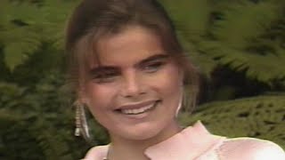 Mariel Hemingway interview 1985 on early movie roles Creator film [upl. by Salohcin]