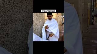 Adnan Ayesha ka bal kaat diya😂💯 adnaanshaikh wife ayesha umrah shorts shortvideo makkah [upl. by Aihsram521]