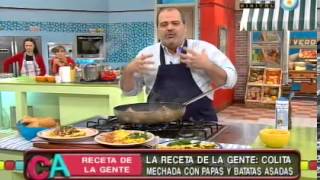 Colita mechada con papas y batatas al horno [upl. by Fairbanks]