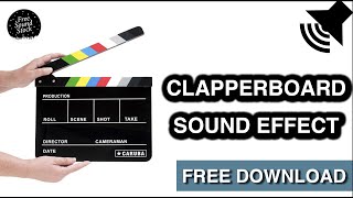 Clapperboard Sound Effect [upl. by Boland]