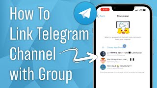 How to Link Telegram Channel with Group [upl. by Attenehs]