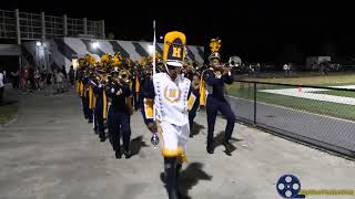 LWHiggins Marching Band Marching In vs Abramson Sci Academy 2023 [upl. by Orazal]