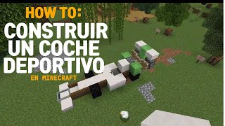 CONSTRUYE UN COCHE F1 EN MINECRAFT 🏎🏎🏎 [upl. by Ecissej]