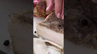 Lardo di colonnata delicious wow food sogood cucina italianfood [upl. by Acirfa]