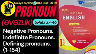 DİM YENİ TEST TOPLUSU 2023 İNGİLİS DİLİ  Negative Pronouns Indefinite Pronouns 1154  Tam İzah [upl. by Rizzo771]