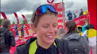 Finish interview Challenge StPölten 2021 second place Imogen Simmonds [upl. by Kattie]