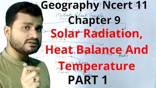 Solar radiation Heat balance and temperature class 11 Geography  Chapter 9  Part 1 [upl. by Goddart]