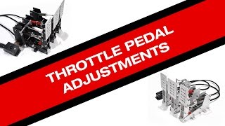 Pedal Adjustments Part 1  Throttle Pedal [upl. by Iznik968]