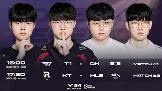 Bình Luận Tiếng Việt T1 vs DK  KT vs HLE  Tuần 7 Ngày 1  LCK Mùa Hè 2024 [upl. by Samid826]