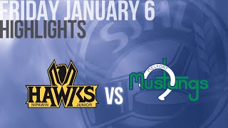 Highlights Nipawin Hawks vs Melfort Mustangs Jan 6th [upl. by Micki597]