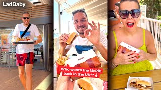 Finding the McRib in a Spanish McDonald’s 🤯🍟 [upl. by Enram]