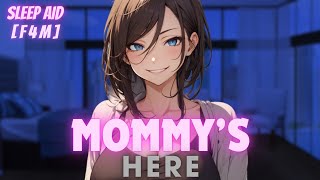 F4M Mommy girlfriend soothes you back to sleep ASMRROLEPLAY Sleep aid [upl. by Elleirua]