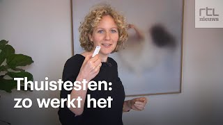 Coronatest thuis zo werkt het [upl. by Benildas]