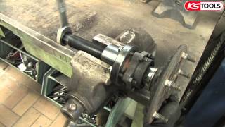 Anwendungsvideo RadlagerWerkzeugSatz Ford Transit KS Tools 1502370 [upl. by Thornton]