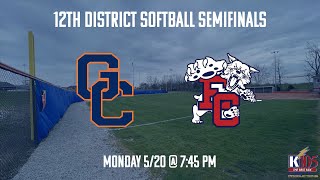 Grayson County Lady Cougar Softball vs Edmonson County 12th District Semifinals [upl. by Lamori]