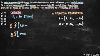 UNMSM 67  Promedio Ponderado Problemas [upl. by Mattox]