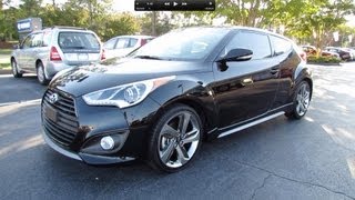 2013 Hyundai Veloster Turbo Start Up Exhaust and In Depth Review [upl. by Hathaway]