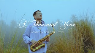 A Thousand Years  Sax and Travel Cover BEGINNER LEVEL [upl. by Bej]