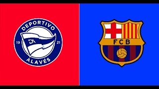 Deportivo Alavés Vs Fc Barcelona TV Channel La Liga Santander 2023  2024 [upl. by Siusan962]