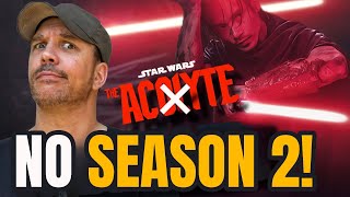 STAR WARS THE ACOLYTE NOT RENEWED BY DISNEY What went wrong [upl. by Nahshon]