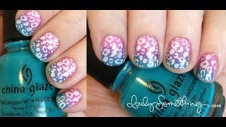 How To Gradient Nails  Stamping [upl. by Eenobe988]