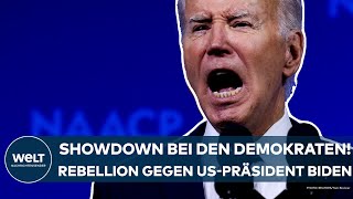 JOE BIDEN Showdown bei den Demokraten Rebellion Konzertierte Aktion gegen den USPräsidenten [upl. by Llenart]