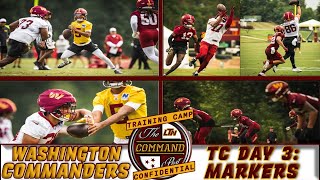 Washington Commanders Training Camp Confidential LIVE  DAY 3  1st JD5 INT  OL Shuffle  CB Bulk [upl. by Aelem]