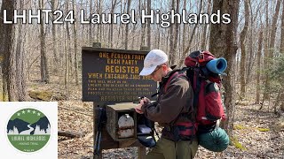 Laurel Highlands Hiking Trail backpacking camping hiking AT AppalachianTrail [upl. by Eintruok224]