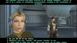 KOTOR 2 Part 11 quotEscape to the Harbingerquot [upl. by Mencher386]