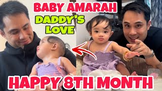 BABY AMARAH UPDATE  YEHEY 8 MONTHS NA SYA WALA PANG CELEBRATION GUYS WALA PA SILA DADDY AT MOMMY [upl. by Aizitel]