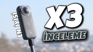 En İyi 360 Derece Aksiyon Kamerası  Insta360 X3 İnceleme ve En İyi Ayarları [upl. by Epilif919]