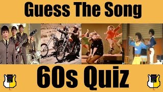 Guess The Song 60s  QUIZ [upl. by Londoner747]