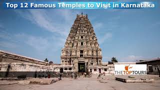 12 Most Popular Temples in Karnataka  Karnataka Temple Tourism  TheTopTours [upl. by Enomaj792]