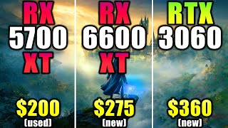 RX 5700 XT vs RX 6600 XT vs RX 3060  How Much Performance Difference [upl. by Eetsirk148]