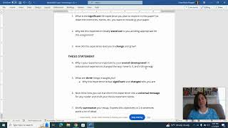 How to Complete the Prewriting for Project 1 [upl. by Akeimahs]