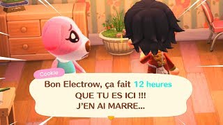 PEUTON SE FAIRE EXPULSER DE NOTRE ÎLE SUR ANIMAL CROSSING NEW HORIZONS [upl. by Desiri]