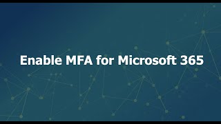 Tutorial Setting up Multifactor Authentication MFA on Microsoft 365 [upl. by Suzi501]