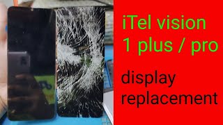 iTel vision 1 plus  vision 1 Pro display change  maa telecom [upl. by Alyosha]