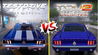 TDU 2 vs Test Drive Unlimited Solar Crown [upl. by Rebeca]