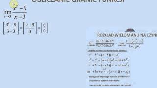 Granice funkcji rozkład na czynniki [upl. by Kuth]