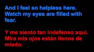 Calvin Harris feat Ellie Goulding  I need your love  Letra en español y en inglés en la pantalla [upl. by Hanikahs]