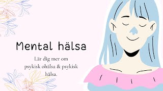 Faktorer som påverkar psykisk hälsa och ohälsa​ [upl. by Ennairrac]